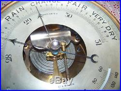 Barometer by Short & Mason 7 inch wide dial