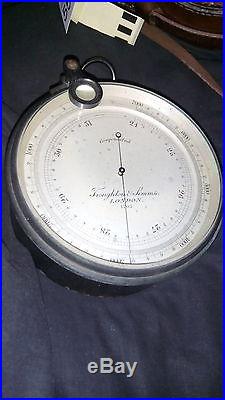 Barometer troughton & simms compass compensated