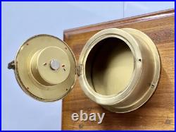 Baumuster Barigo Ship Barometer Germany Salvaged Maritime Brass Compensated Baumuster Barigo Ship Barometer Germany Salvaged Maritime Brass Compensated