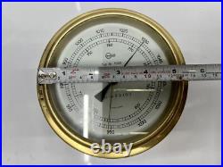 Baumuster Barigo Ship Barometer Germany Salvaged Maritime Brass Compensated Baumuster Barigo Ship Barometer Germany Salvaged Maritime Brass Compensated