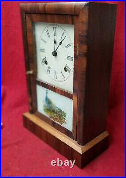 Beautiful 1875 Ansonia Eight Day Striking Shelf Clock With Excellent Label