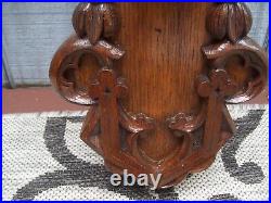 Beautiful Antique Hand Carved Solid Oak Lilley & Sons London Barometer