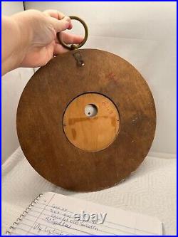 Beautiful Antique SWIFT Made In England Barometer HEAVY WOOD