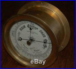 Beautiful Old Vintage Ships Barometer Emory & Douglas Co. Ltd West Germany Brass