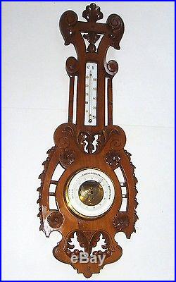 Beautyfull carved antique Weather Station
