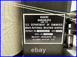 Belfort Marine Self Recording Atmospheric Weather Barograph Instrument MARYLAND