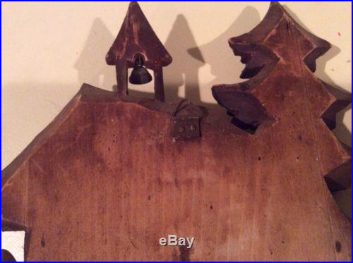 Black Forest German Wood Carved Barometer Thermometer Barometer Doesn't Work