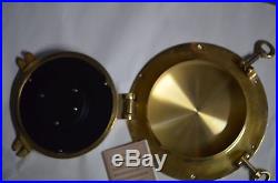Brass Porthole Barometer about 9 inches across