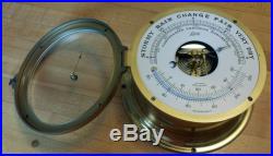 Brass Schatz & Sohne Germany Maritime Ships Compensated Precision Barometer