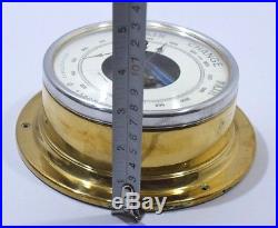 Brass barometer naudet precision holosteric aneroid