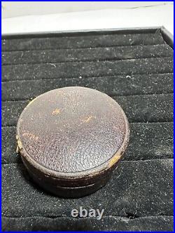 CASELLA, LONDON L Format Pocket Gilt-Brass Aneroid Barometer Altimeter/Case