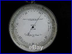 C. 1900 Keuffel & Esser Co. English Exploration Mining Survey Altimeter Barometer