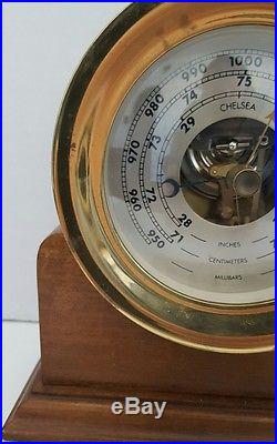 Chelsea Ship's Bell 4 Barometer-Excellent Condition 1978