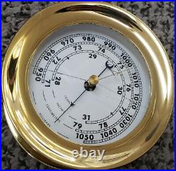 Collectible Chelsea Made in USA Ships Barometer, Excellent Condition