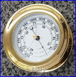 Collectible Chelsea Made in USA Ships Barometer, Excellent Condition