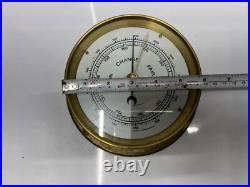 Collectible German Ship Barometer Rain Change Fair Brass Nautical Vintage 1950s