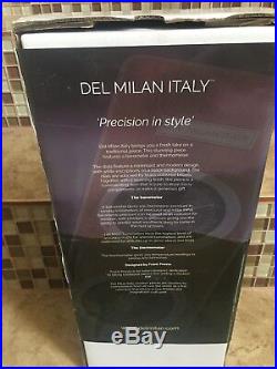 DEL MILAN ITALY 2 In 1 Barometer & Thermometer. Teak Finish. NEW