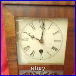 Dated 1851 S. B. Terry & Co. Shelf Clock With 6 Gear Vertical'Ladder' Movement