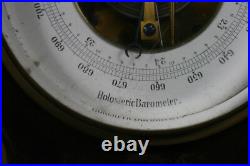 Dutch Barometer In Handcarved Frame Weatherstation Dutch Barometer In Handcarved Frame Weatherstation