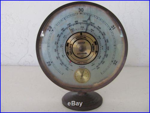 EARLY VINTAGE JAEGER FRANCE BAROMETER THERMOMETER