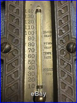 EARLY Vintage Howard 1890 Victorian THERMOMETER Great Condition