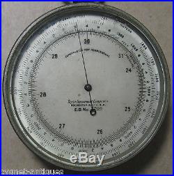 Early 1900s Taylor Instrument Companies Altitude Barometer, E. D. No. 2988