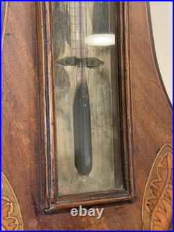 Early 19thC English ORIGINAL NOTTINGHAM Barometer Mahogany Sheraton Style Inlaid