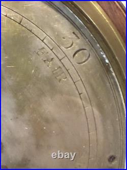 Early 19thC English ORIGINAL NOTTINGHAM Barometer Mahogany Sheraton Style Inlaid