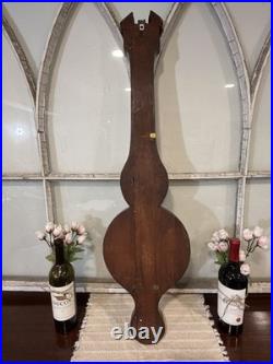 Early 19thC English ORIGINAL NOTTINGHAM Barometer Mahogany Sheraton Style Inlaid