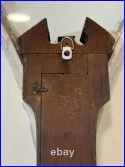 Early 19thC English ORIGINAL NOTTINGHAM Barometer Mahogany Sheraton Style Inlaid