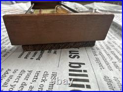 Early Antique Tin And Wood Standard Barometer/Thermometer Chas E. Large