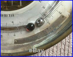 Early Brass PHBN Holosteric Barometer / Fahrenheit Thermometer Leyson & Turck MT