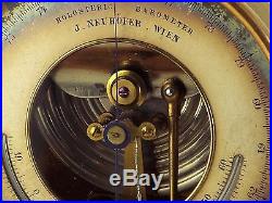 Early Holosteric Barometer of small size withThermometer No Reserve