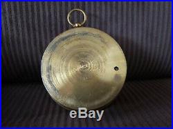 Early Vintage Brass Pertius Hulot Naudet Barometers Holosteric Barometer