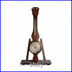 English Antique Banjo Barometer Hardcastle 53 Blackman Borough