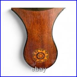 English Antique Banjo Barometer Hardcastle 53 Blackman Borough
