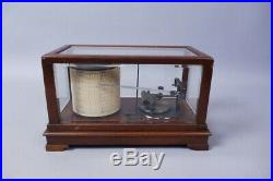 Estate Found Antique Early 20c Tycos Glass Cased Barometer For Restoration