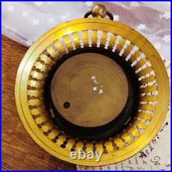 European Antique French Brass Barometer Interior Decor