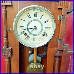 Exceptional 1890 Wm. Gilbert 8 Day Walnut Parlor Clock Made With George Owens