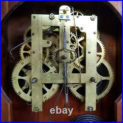 Exceptional 1890 Wm. Gilbert 8 Day Walnut Parlor Clock Made With George Owens
