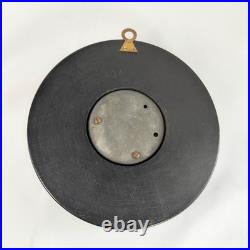 Exceptional Antique German Barometer by Lufft in Hand-Carved Solid Ebony Case