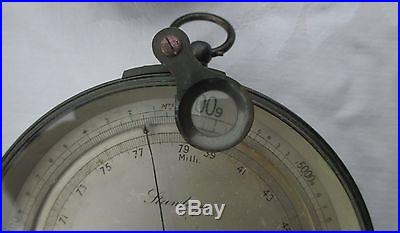 FINE CASED STANLEY 1790 COMPENSATED BAROMETER & COMPASS WITH COVER