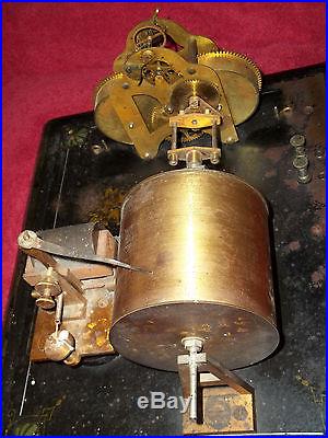 FRIEZ 1880 S ~ BAROMETER ANEMOMETER BAROGRAPH ~ ANTIQUE WEATHER ANEROID
