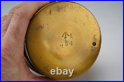 Fine Antique 554 Negretti & Zambra London Military Brass Barometer Compensated