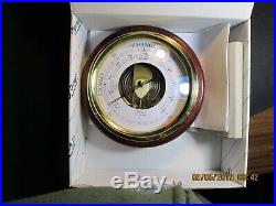 Fischer Aneroid Barometer, Made in Germany, Open Face, New in Box