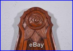 French Antique Art Deco Barometer Thermometer Weather Station Rosewood (K)