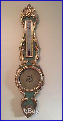 French Antique Barometer/thermometer