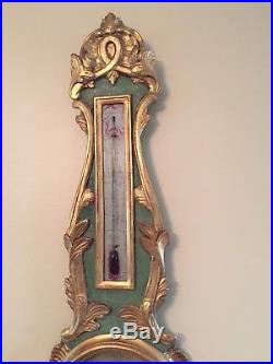 French Antique Barometer/thermometer