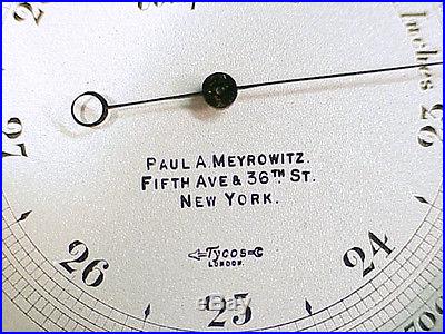 ~ GOOD CASED POCKET BAROMETER ~