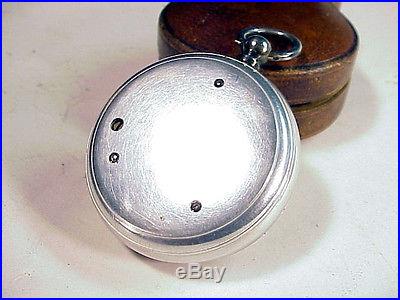 ~ GOOD CASED POCKET BAROMETER ~